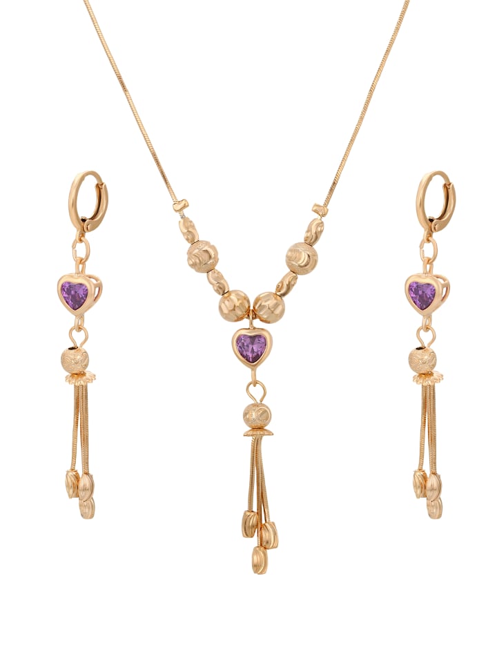 Faina Колье Women Jewelry Set in Rose Gold Lilac
Faina Колье Women Jewelry Set in Rose Gold Lilac