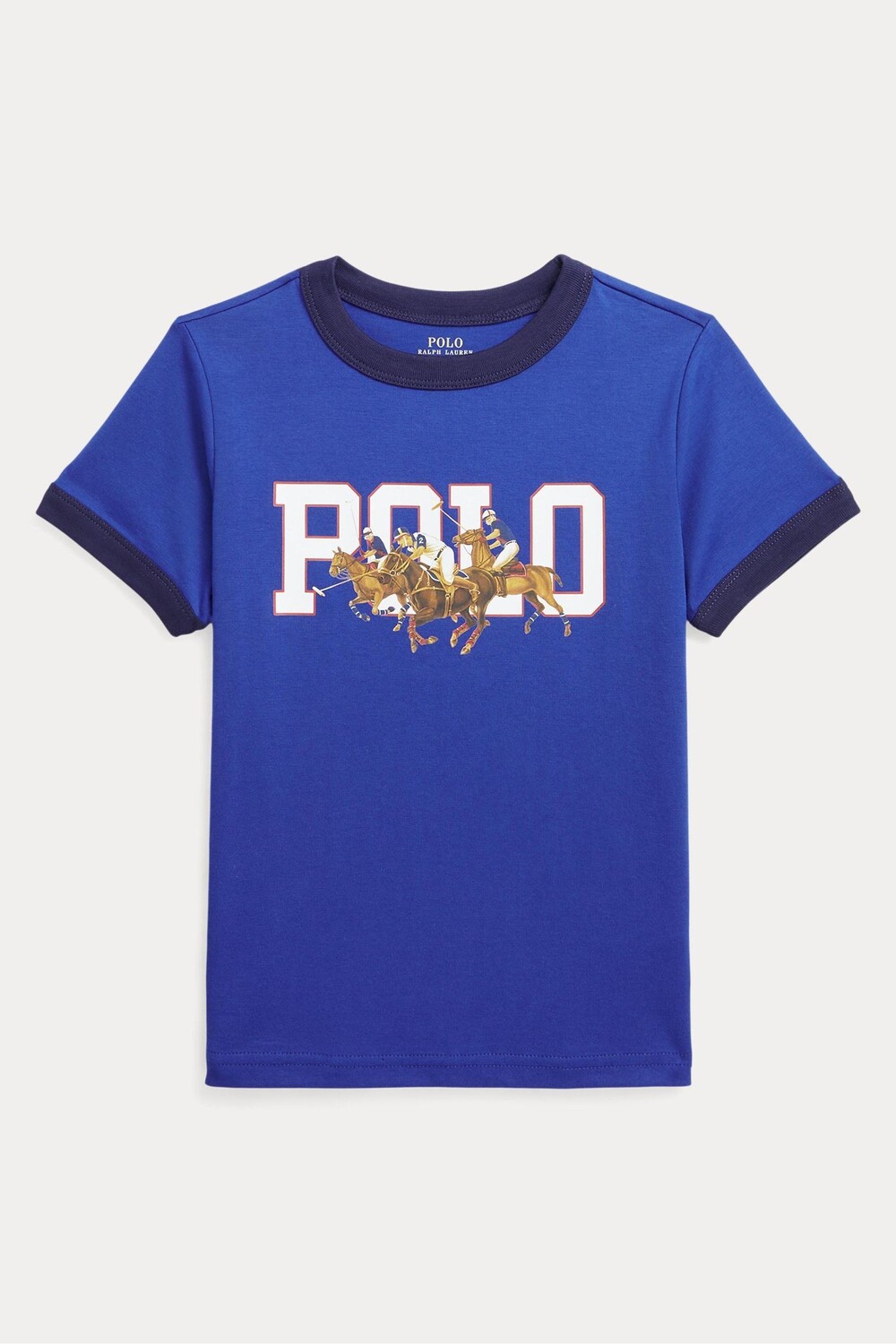 Синяя рубашка-поло для мальчика с логотипом и контрастной отделкой Polo Ralph Lauren, синий
Синяя рубашка-поло для мальчика с логотипом и контрастной отделкой Polo Ralph Lauren, синий