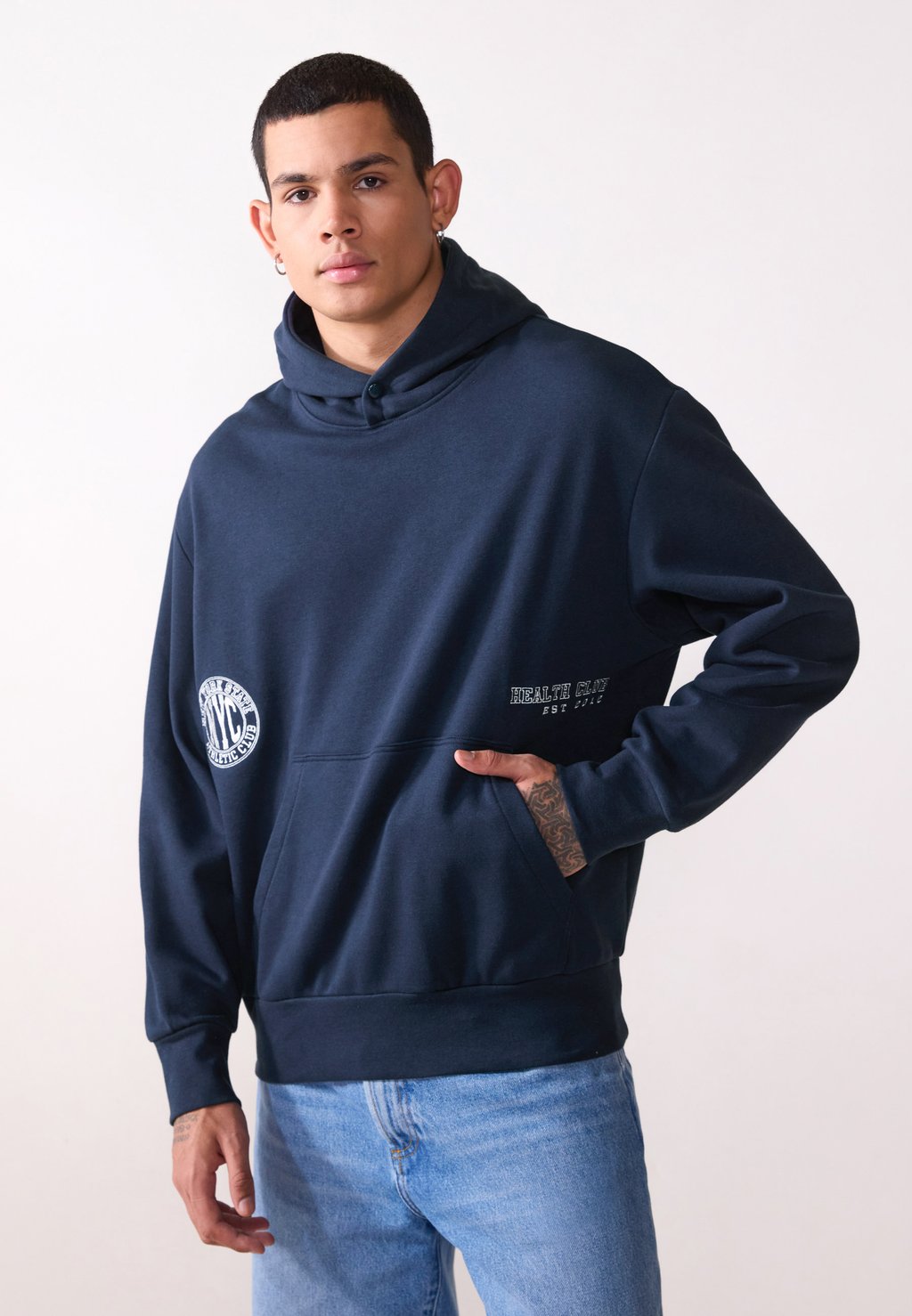 Толстовка с капюшоном Pier One, темно-синий
Толстовка с капюшоном Pier One, темно-синий