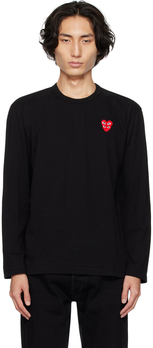 Футболка с длинным рукавом с нашивкой в виде сердца COE des GARcONS PLAY COMME des GARcONS PLAY
Футболка с длинным рукавом с нашивкой в виде сердца COE des GARcONS PLAY COMME des GARcONS PLAY
