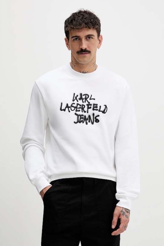 Хлопковая толстовка Karl Lagerfeld Jeans, белый
Хлопковая толстовка Karl Lagerfeld Jeans, белый