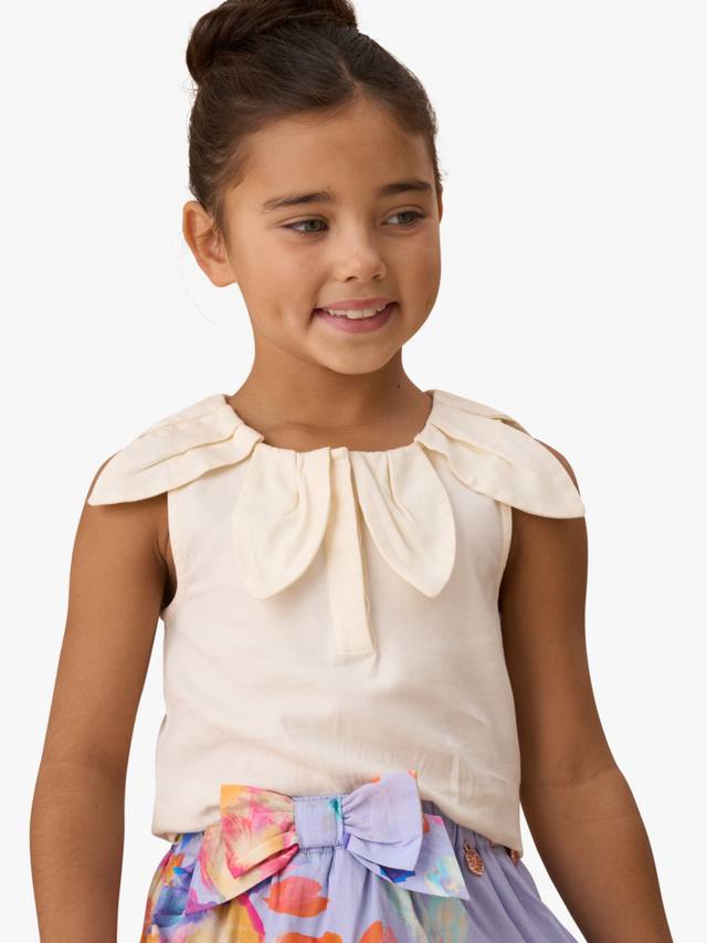 Детский топ с лепестковым воротником Angel & Rocket, Ivory
Детский топ с лепестковым воротником Angel & Rocket, Ivory