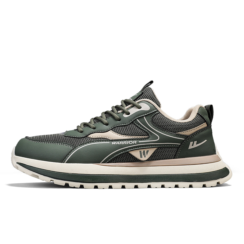 WARRIOR Мужские повседневные кроссовки low top зеленый khaki с увеличенной высотой покрытия, устойчивые к истиранию, легкие и нескользящие
WARRIOR Мужские повседневные кроссовки low top зеленый khaki с увеличенной высотой покрытия, устойчивые к истиранию, легкие и нескользящие