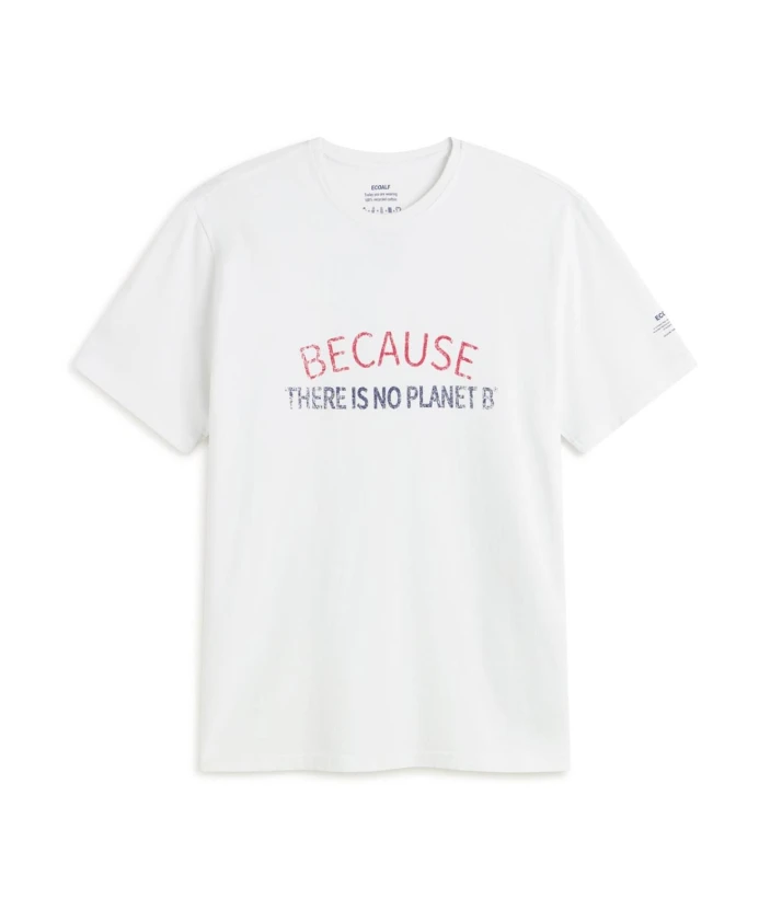 Футболка из органического хлопка с надписью «Планета Б» Ecoalf, белый
Футболка из органического хлопка с надписью «Планета Б» Ecoalf, белый