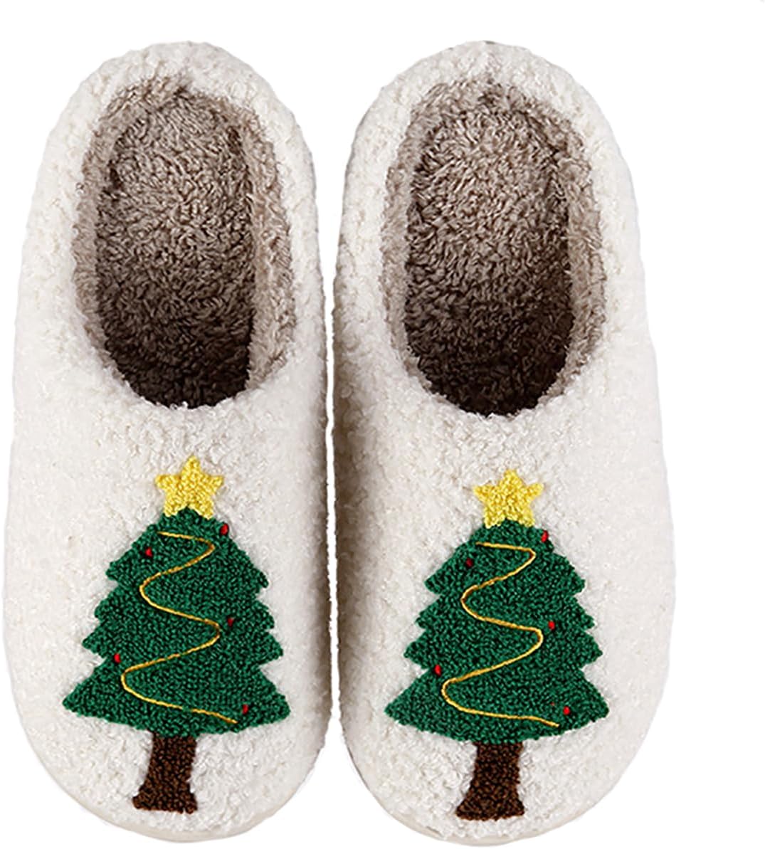 Тапочки QIPILON «Рождественская елка» для женщин и мужчин - плюшевые тапочки с эффектом памяти, с толстым подошвой - мягкая винтажная домашняя обувь, Trees
Тапочки QIPILON «Рождественская елка» для женщин и мужчин - плюшевые тапочки с эффектом памяти, с толстым подошвой - мягкая винтажная домашняя обувь, Trees