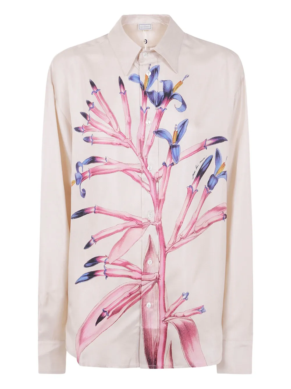 Шелковая рубашка с принтом Pierre-Louis Mascia, нейтральный
Шелковая рубашка с принтом Pierre-Louis Mascia, нейтральный