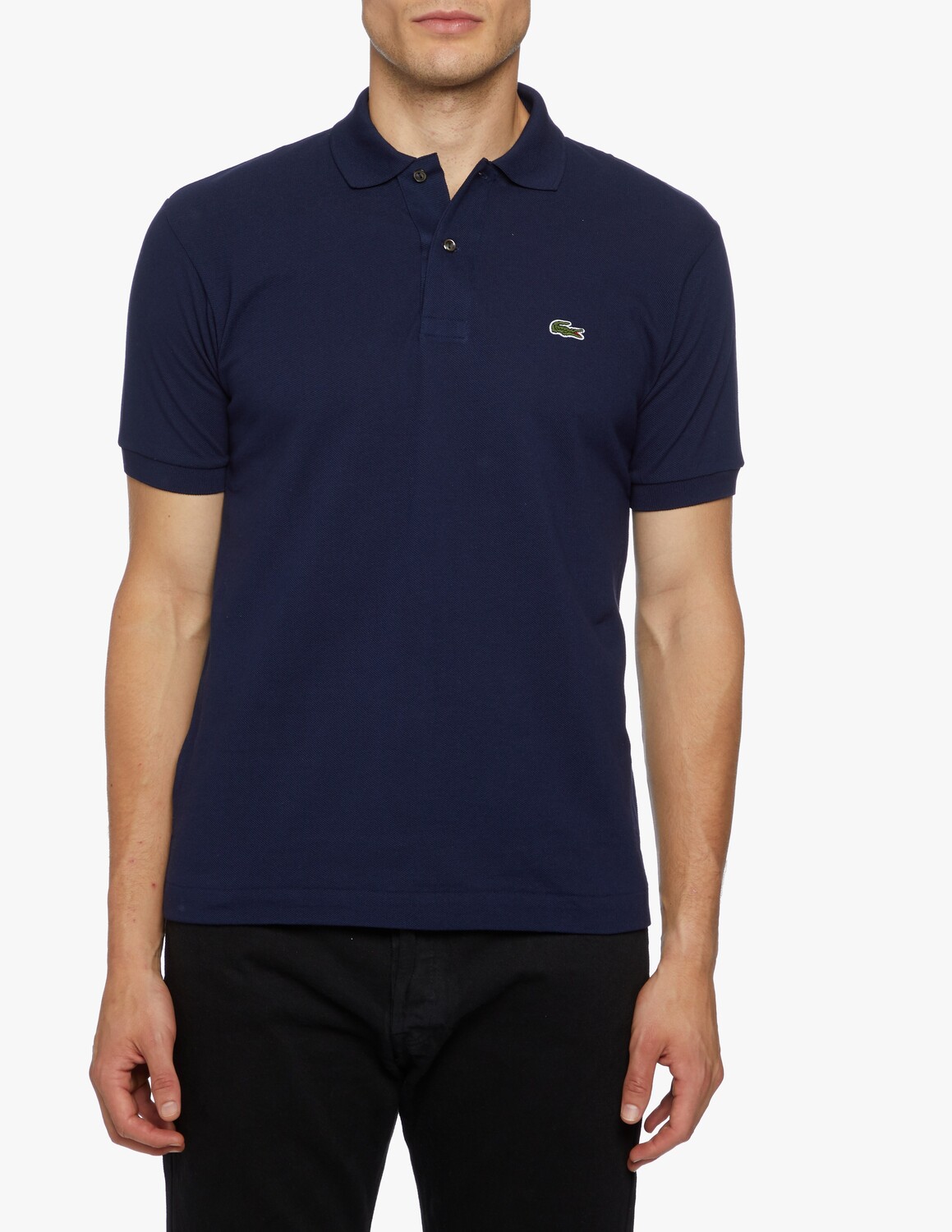 Поло с короткими рукавами классического кроя Lacoste, цвет Blue Navy 
Поло с короткими рукавами классического кроя Lacoste, цвет Blue Navy