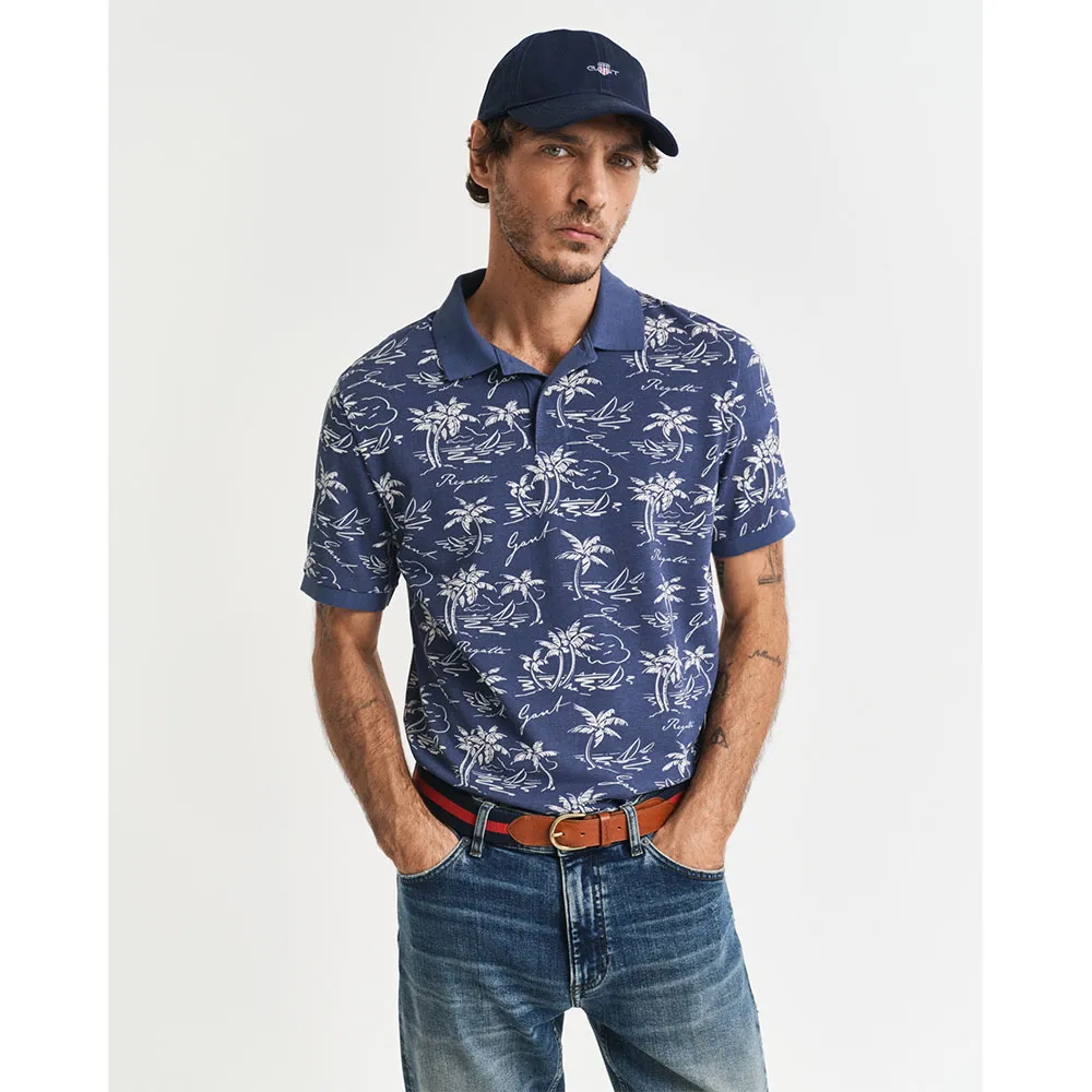 Поло с коротким рукавом Gant 2014058, синий
Поло с коротким рукавом Gant 2014058, синий