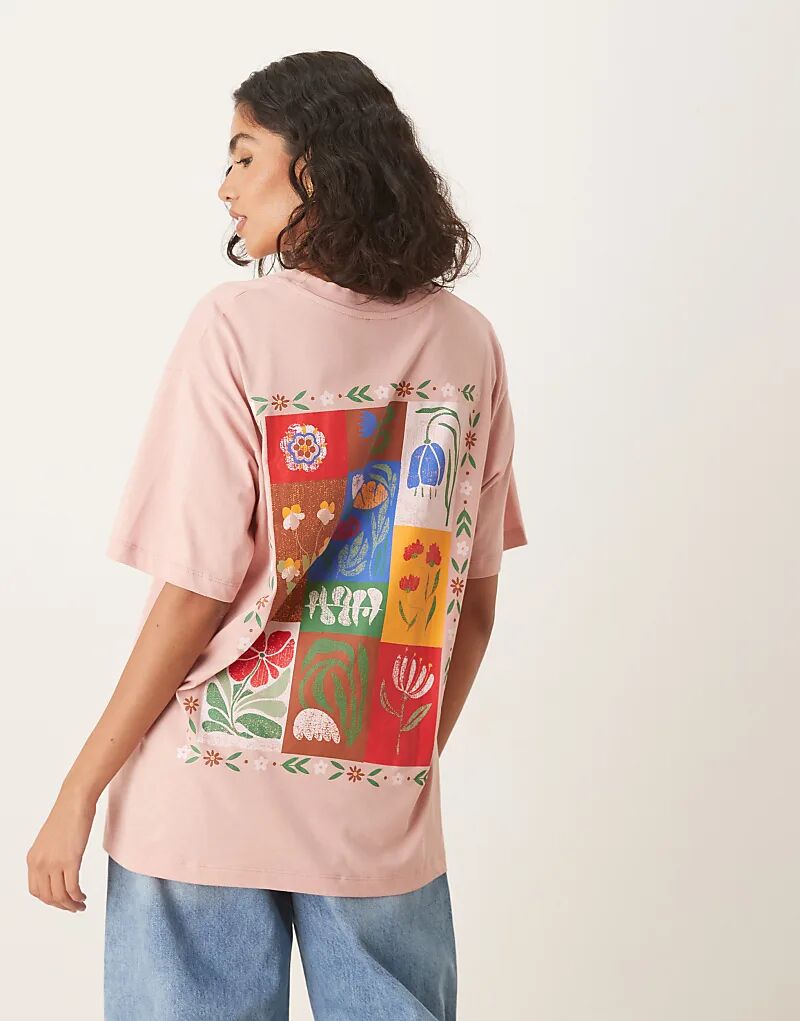 Футболка свободного кроя ASOS DESIGN с цветочным принтом в темно-розовом цвете — часть комплекта
Футболка свободного кроя ASOS DESIGN с цветочным принтом в темно-розовом цвете — часть комплекта