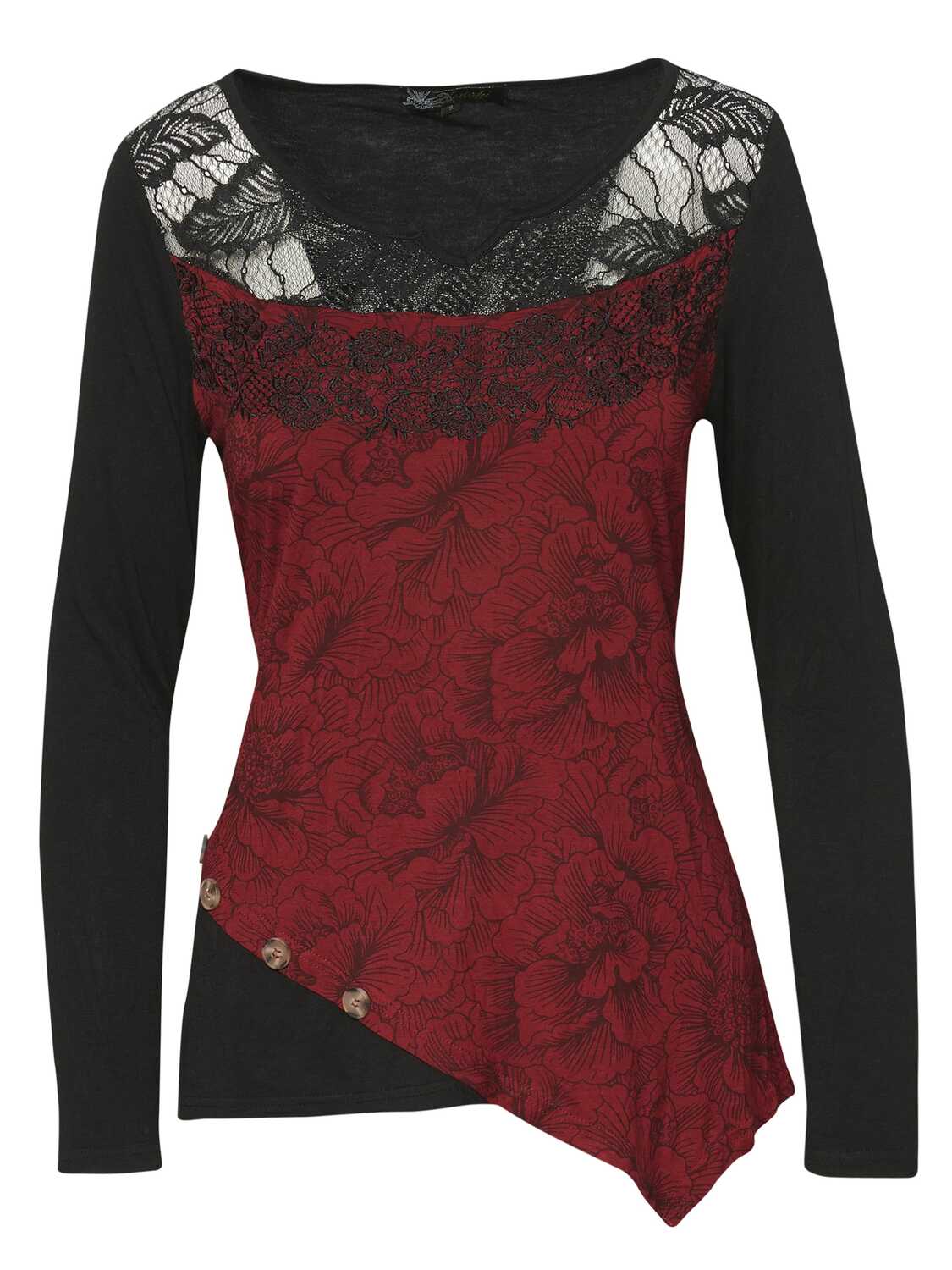 KOROSHI Лонгслив в красном и черном цвете
KOROSHI Лонгслив в красном и черном цвете