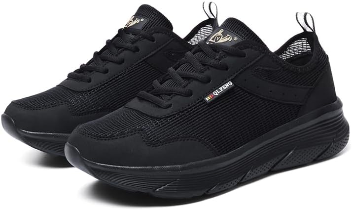 Мужские легкие спортивные кроссовки с толстой подошвой, круглый носок, сетчатые, дышащие, на шнуровке, подходят для ежедневных прогулок, путешествий, ходьбы и тенниса Igzbibg, черный
Мужские легкие спортивные кроссовки с толстой подошвой, круглый носок, сетчатые, дышащие, на шнуровке, подходят для ежедневных прогулок, путешествий, ходьбы и тенниса Igzbibg, черный