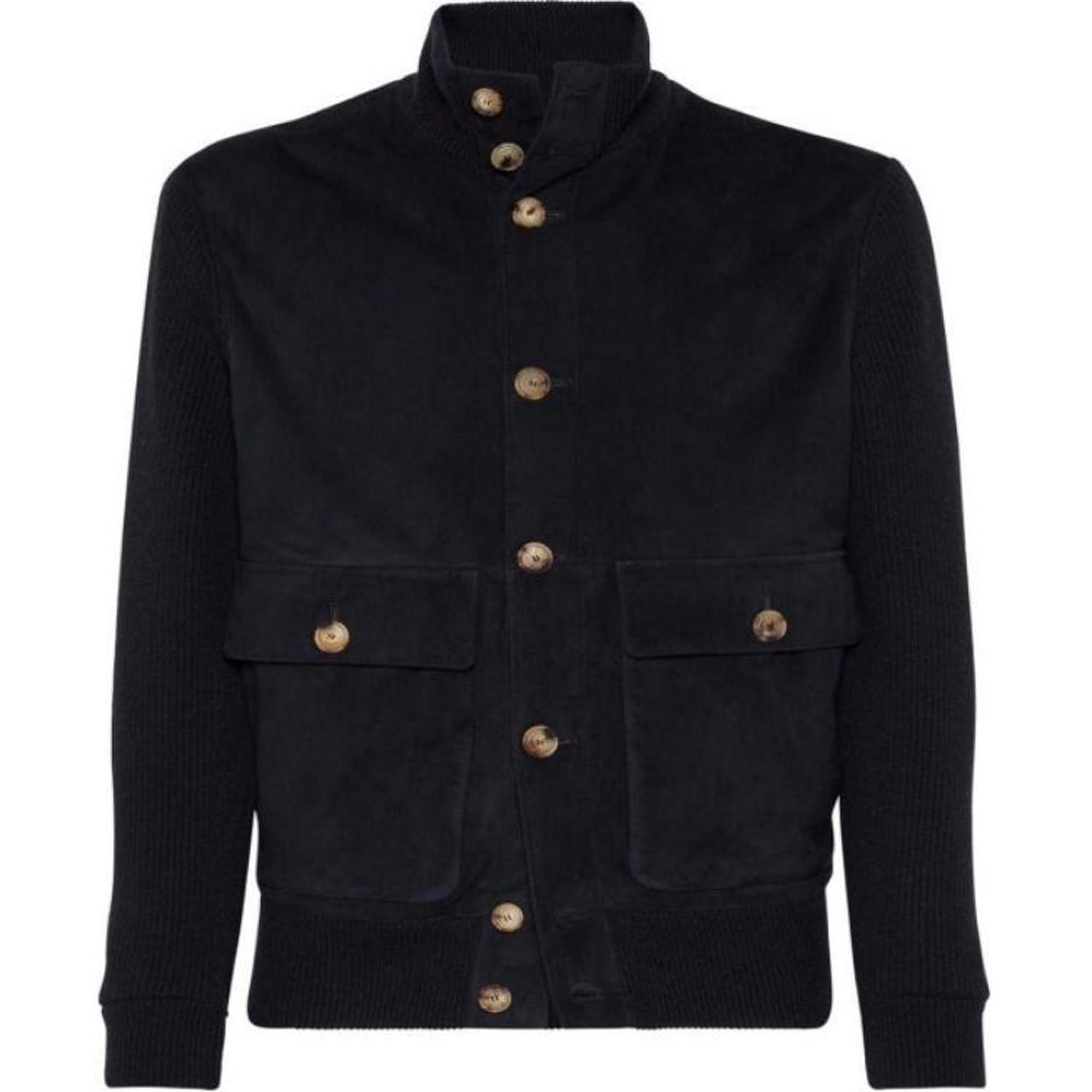 Панельная вязаная куртка Brunello Cucinelli, черный
Панельная вязаная куртка Brunello Cucinelli, черный