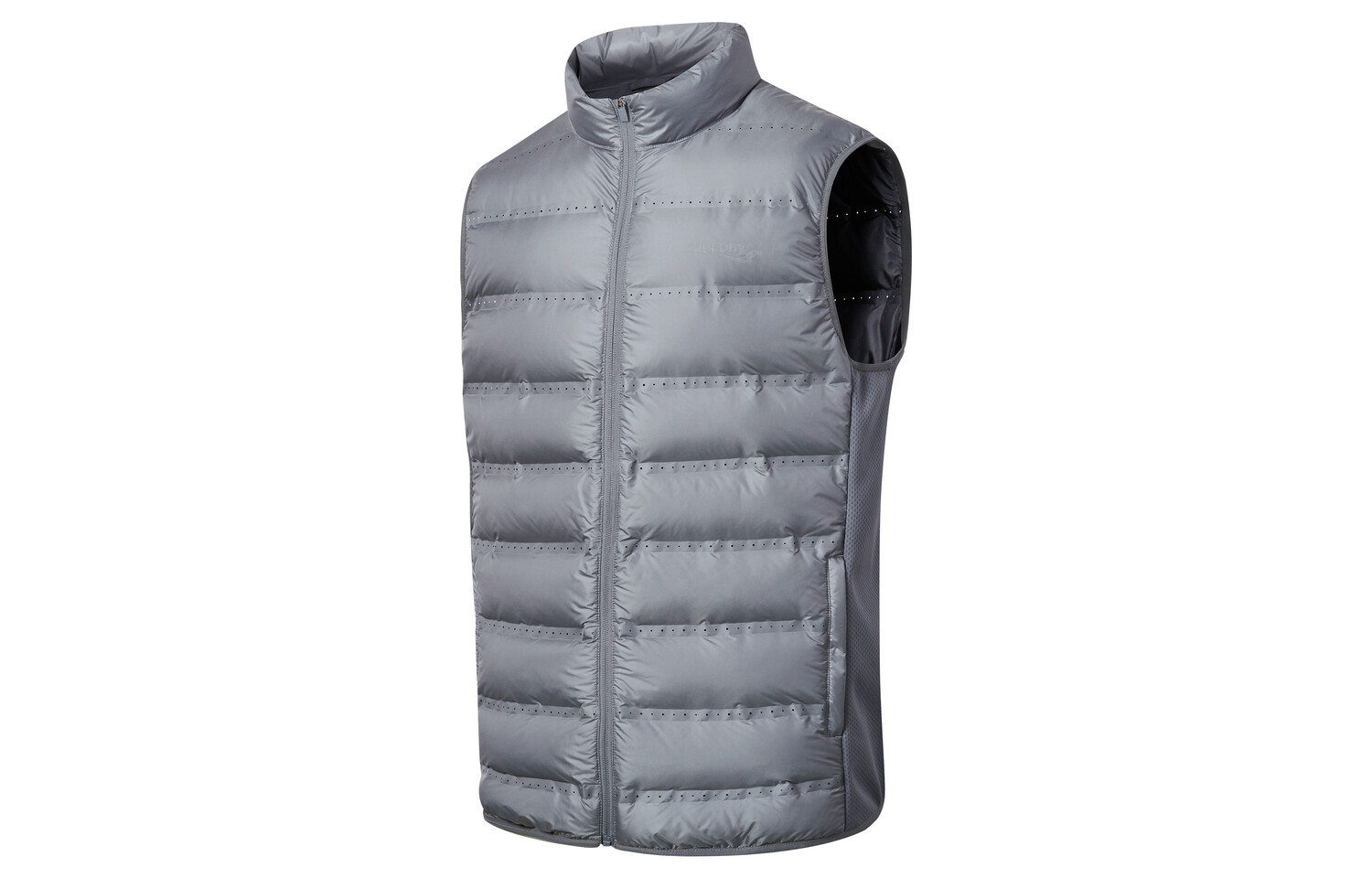 Жилет мужской ярко-серый Saucony
Жилет мужской ярко-серый Saucony