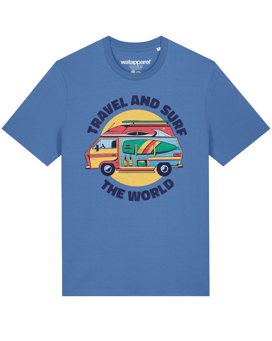 Рубашка Watapparel Travel and surf, светло-голубой
Рубашка Watapparel Travel and surf, светло-голубой