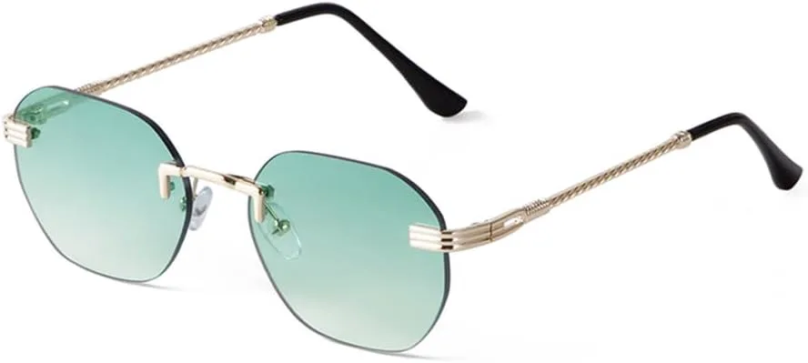 Солнцезащитные очки с градиентным синим покрытием без оправы для женщин и мужчин, ретро-солнцезащитные очки без оправы, зеленые оттенки для женщин VFDHN, C3
Солнцезащитные очки с градиентным синим покрытием без оправы для женщин и мужчин, ретро-солнцезащитные очки без оправы, зеленые оттенки для женщин VFDHN, C3