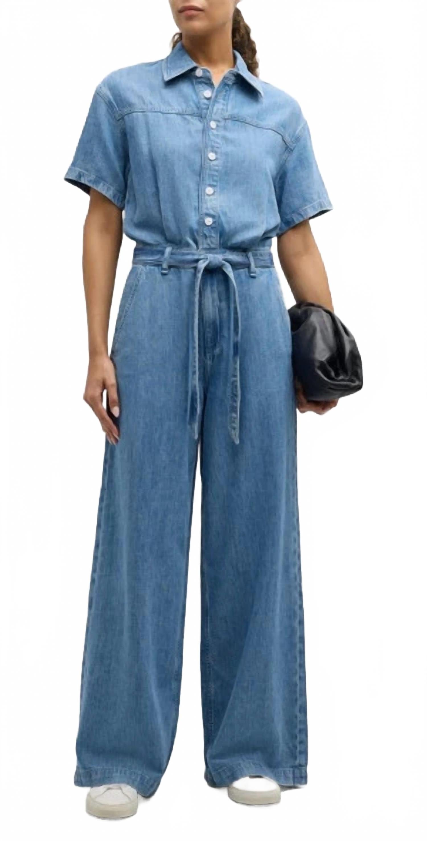 Джимовый комбинезон Featherweight Sofie в синем цвете Rag & bone
Джимовый комбинезон Featherweight Sofie в синем цвете Rag & bone