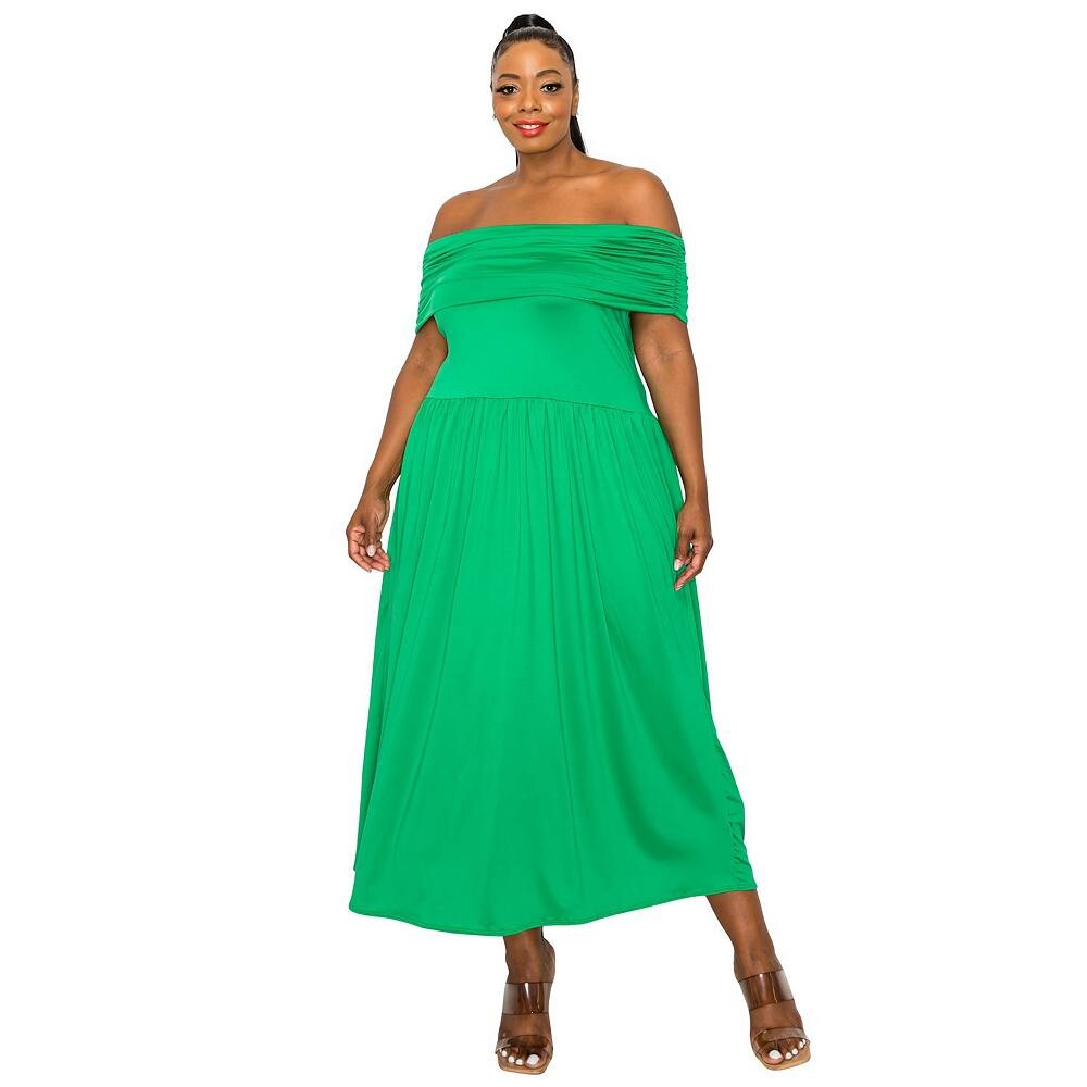 Платье макси с открытыми плечами Hayek больших размеров L I V D, зеленый
Платье макси с открытыми плечами Hayek больших размеров L I V D, зеленый