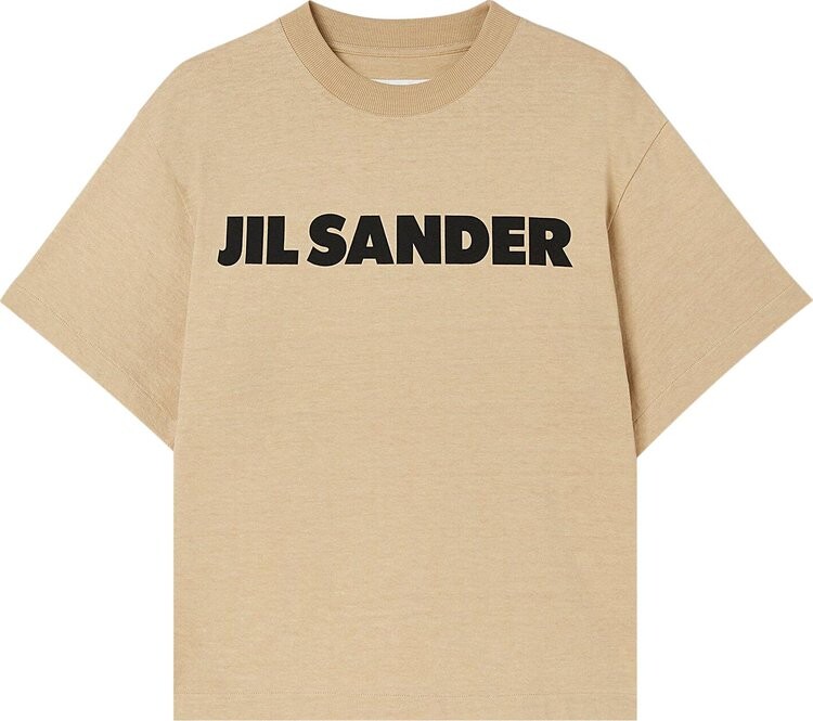 Футболка Jil Sander Logo 'Dark Sand', кремовый 
Футболка Jil Sander Logo 'Dark Sand', кремовый