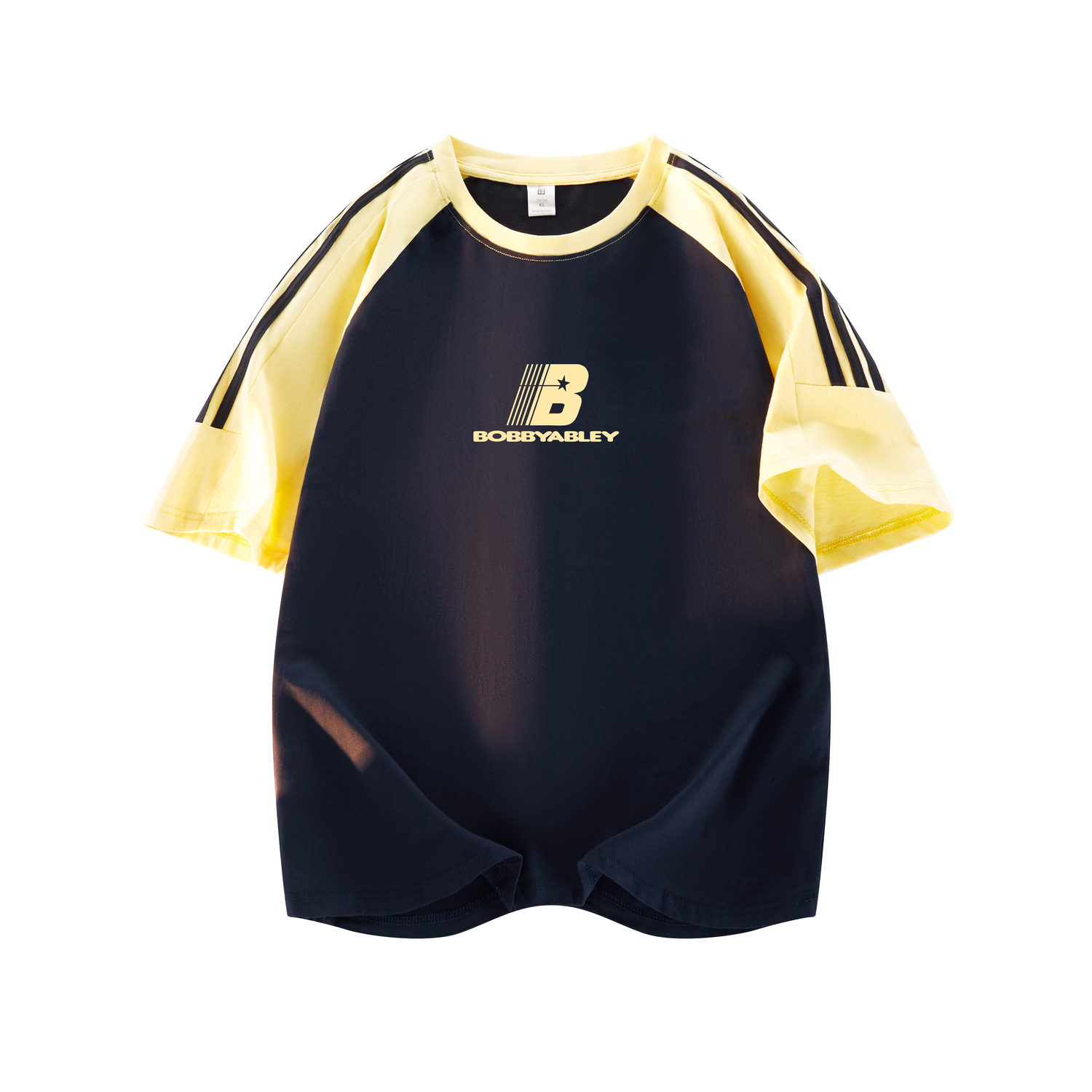 Футболка унисекс BOBBY ABLEY, темно-синяя (полосатая)
Футболка унисекс BOBBY ABLEY, темно-синяя (полосатая)