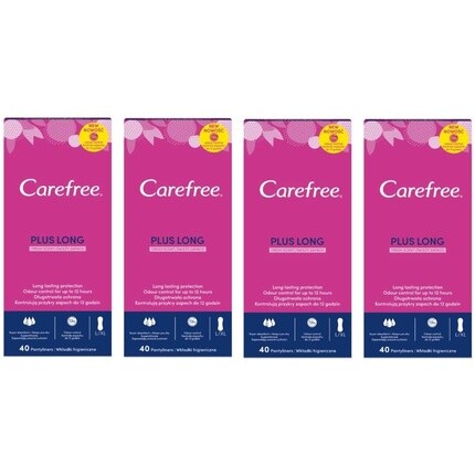 Carefree Plus Long Fresh Scent 40 подушечек
Carefree Plus Long Fresh Scent 40 подушечек