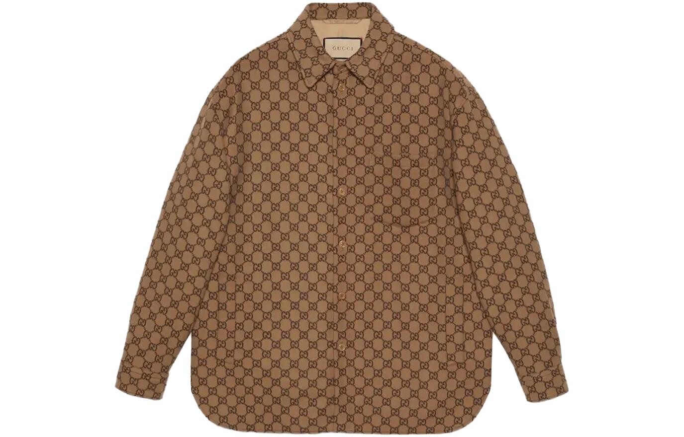 Рубашка мужская Gucci, коричневый
Рубашка мужская Gucci, коричневый