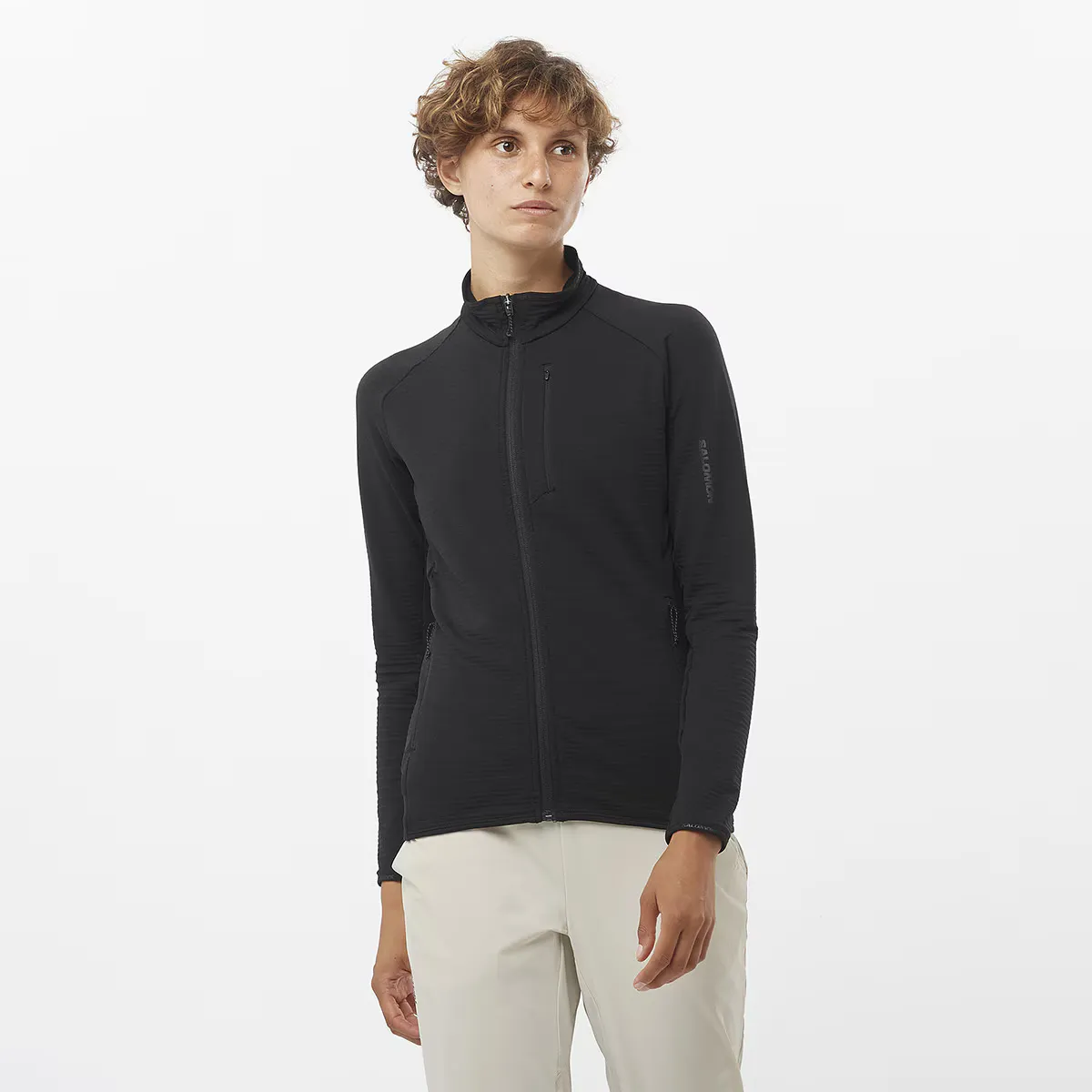 Salomon Essential Lightwarm Женский флис, черный
Salomon Essential Lightwarm Женский флис, черный