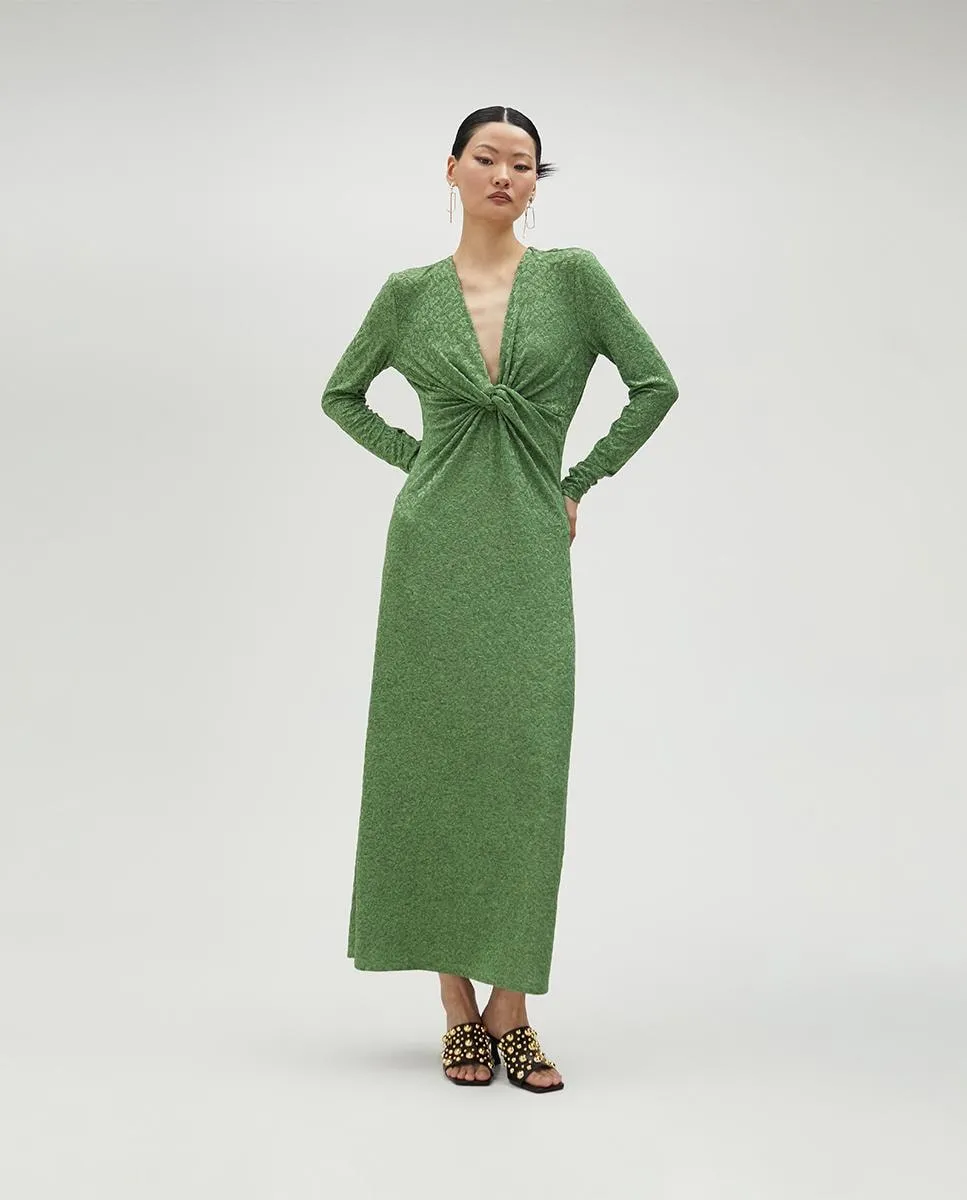 Длинное платье макси с рукавами Lola Casademunt, зеленый
Длинное платье макси с рукавами Lola Casademunt, зеленый