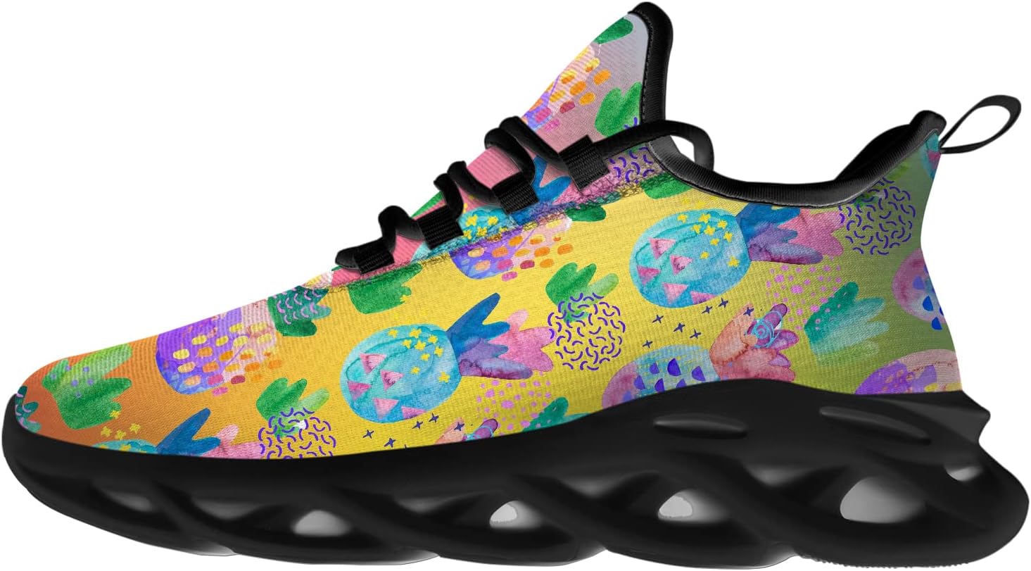 Кроссовки Ciadoon с ананасом для женщин и мужчин, для бега по дороге, спортивной ходьбы, тенниса, легкие летние тропические кроссовки, подарок для него и для нее, зеленый
Кроссовки Ciadoon с ананасом для женщин и мужчин, для бега по дороге, спортивной ходьбы, тенниса, легкие летние тропические кроссовки, подарок для него и для нее, зеленый