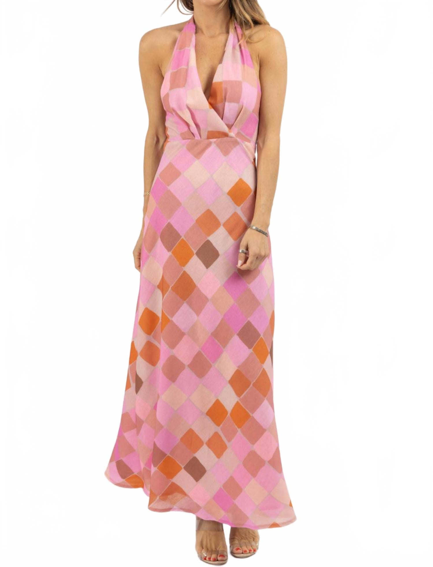 Марокканское макси-платье в розовых оттенках One & Only
Марокканское макси-платье в розовых оттенках One & Only