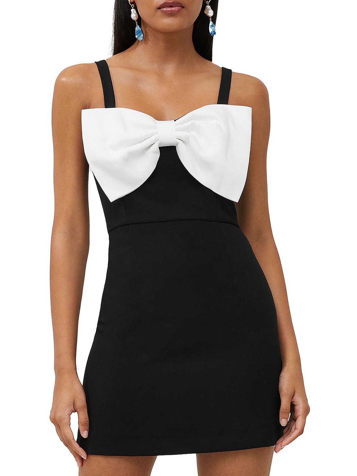Короткое мини-платье с бантом Whisper Womens French Connection, цвет winter white/black
Короткое мини-платье с бантом Whisper Womens French Connection, цвет winter white/black