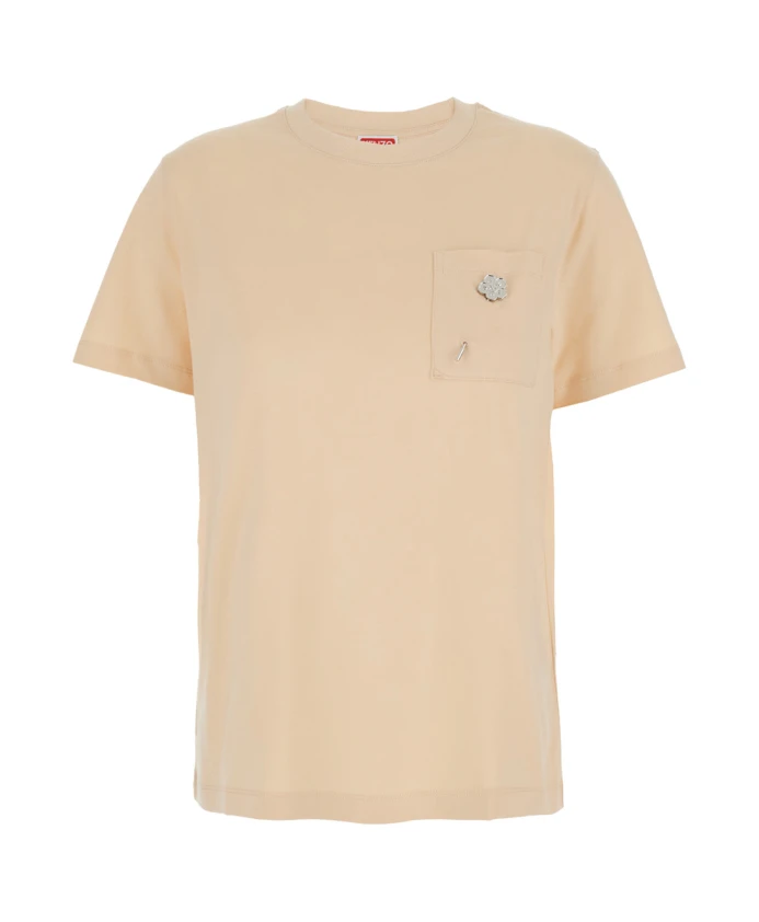 Футболка с цветочным принтом свободного кроя Kenzo, бежевый
Футболка с цветочным принтом свободного кроя Kenzo, бежевый