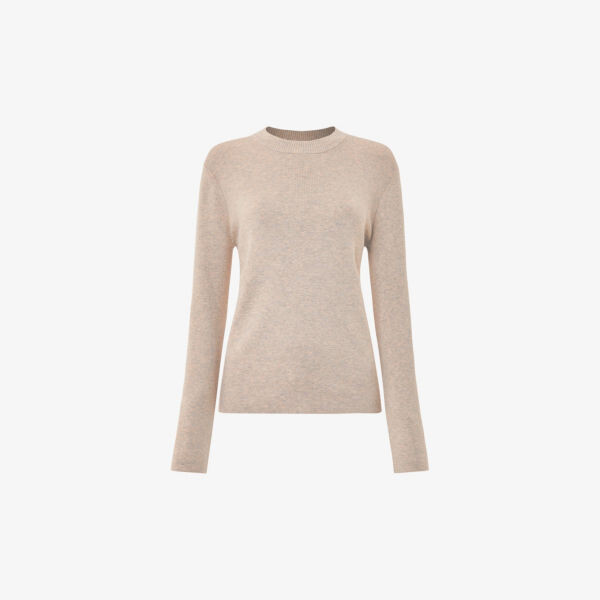 Топ эластичной вязки с вырезом на спине и круглым вырезом Whistles, бежевый
Топ эластичной вязки с вырезом на спине и круглым вырезом Whistles, бежевый