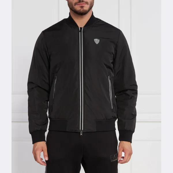 Бомбер стандартного кроя Ea7, черный
Бомбер стандартного кроя Ea7, черный
