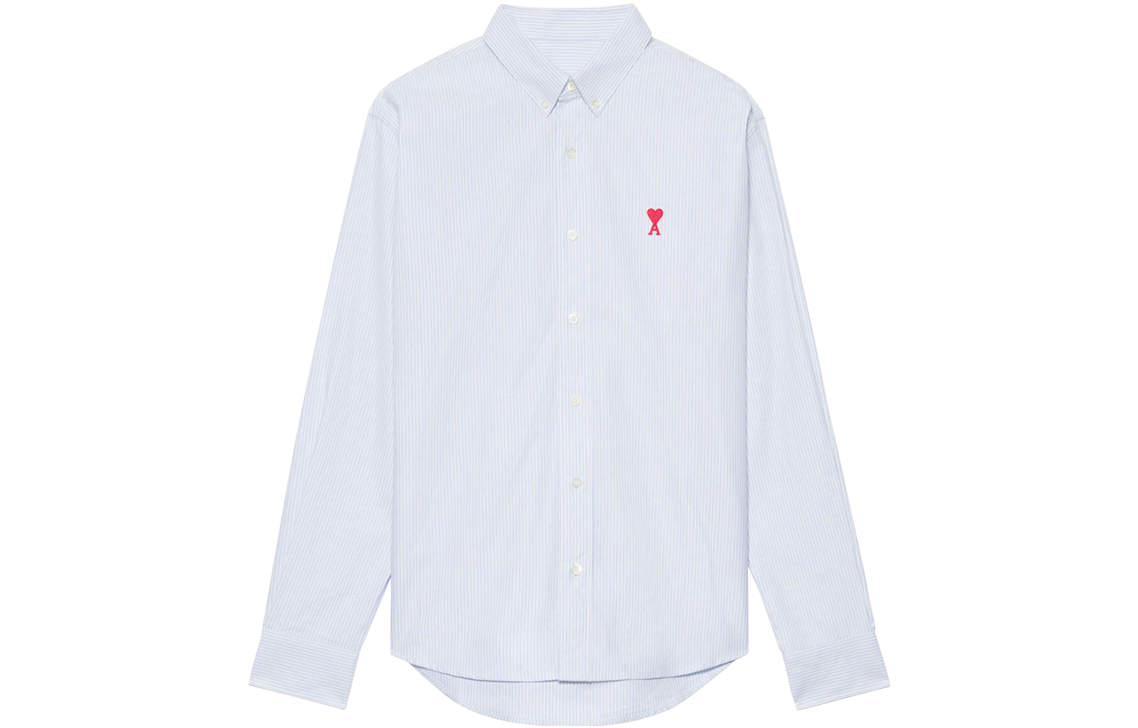 Парижский друг сердца Полосатая футболка с вышитым логотипом AMIPARIS, Светло-голубой
Парижский друг сердца Полосатая футболка с вышитым логотипом AMIPARIS, Светло-голубой