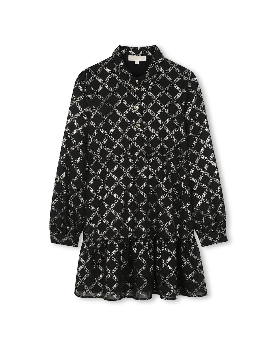 Детское платье для девочки длинным рукавом разноцветное Michael Kors
Детское платье для девочки длинным рукавом разноцветное Michael Kors