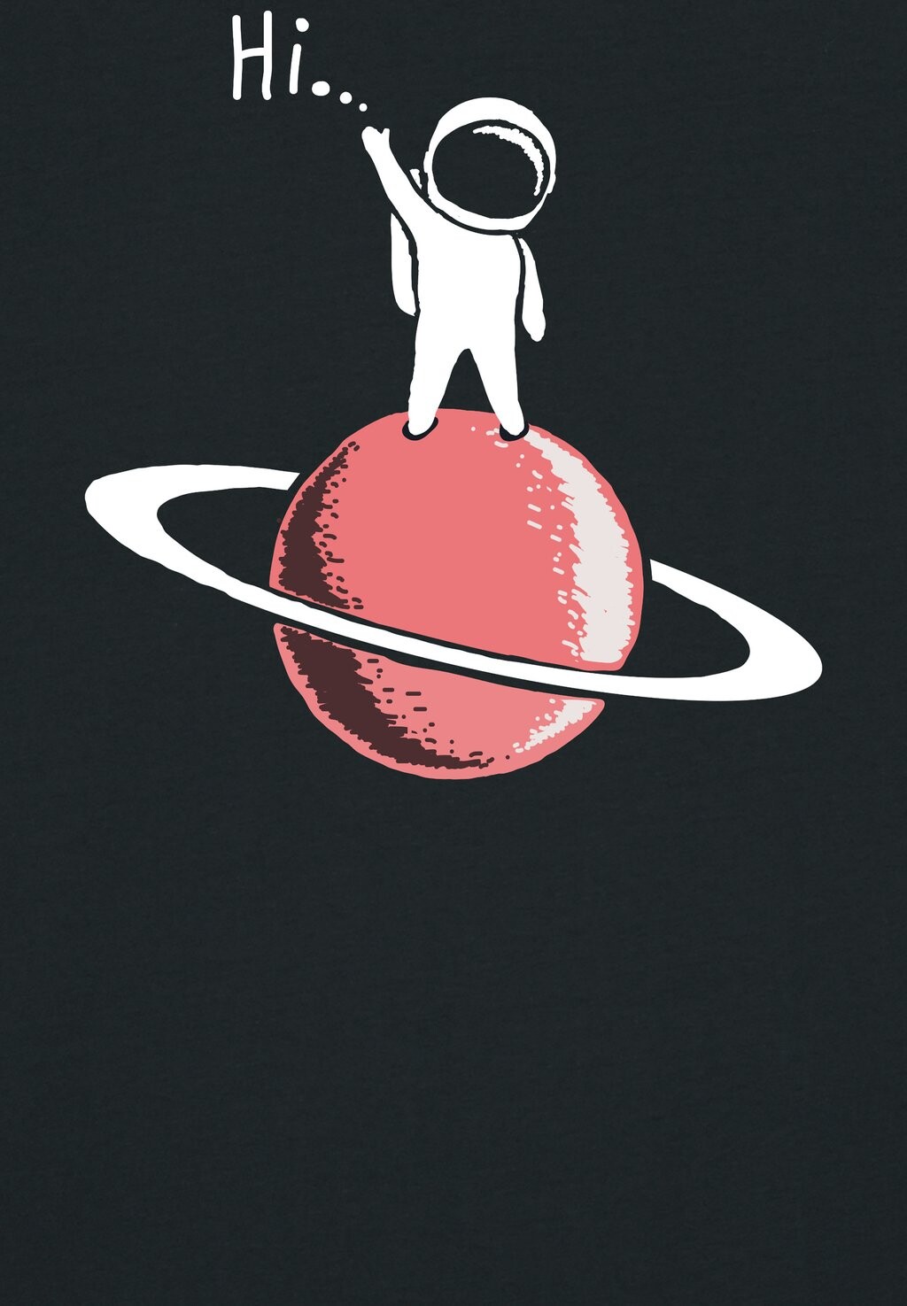 Футболка с принтом ASTRONAUT SAYS HI watapparel, черный
Футболка с принтом ASTRONAUT SAYS HI watapparel, черный