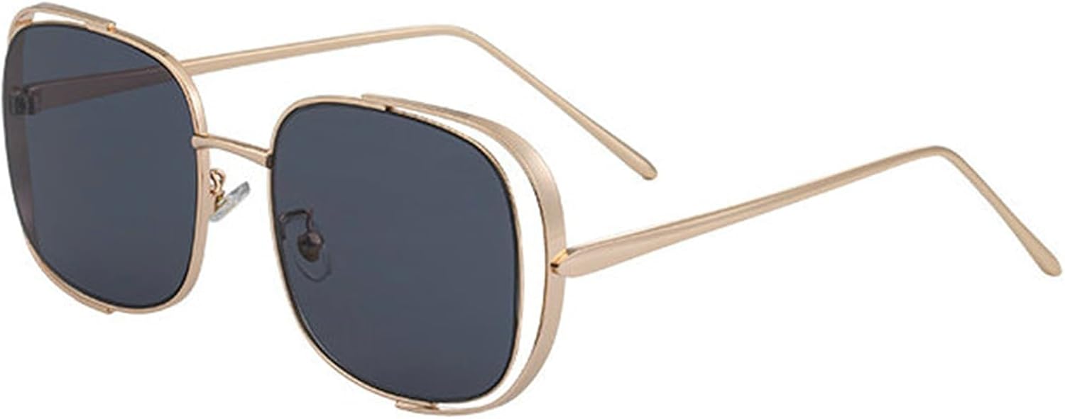 Солнцезащитные очки COTIA Fashion Square для женщин и мужчин в стиле панк с металлическим эффектом и ретро-дизайном, защита от ультрафиолета UV400, индивидуальный дизайн, полая форма, Gold Grey
Солнцезащитные очки COTIA Fashion Square для женщин и мужчин в стиле панк с металлическим эффектом и ретро-дизайном, защита от ультрафиолета UV400, индивидуальный дизайн, полая форма, Gold Grey