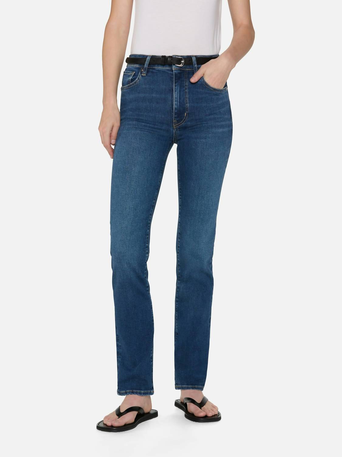 Джинсы-карандаш с высокой посадкой в женском стиле FRAME, femma
Джинсы-карандаш с высокой посадкой в женском стиле FRAME, femma