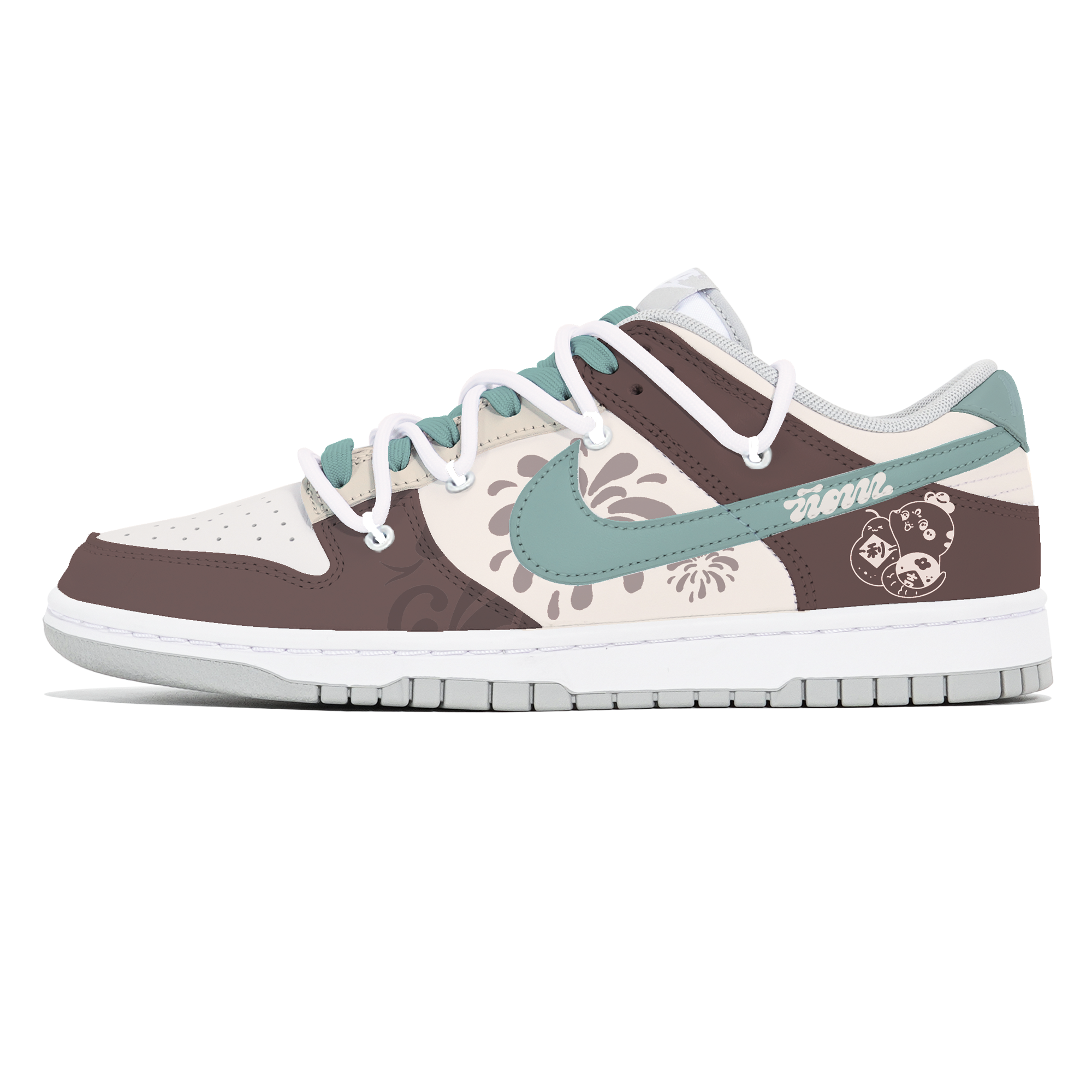 Nike Кроссовки для скейтбординга Dunk с низким верхом, износостойкие и нескользящие, мужские, белые, коричневые
Nike Кроссовки для скейтбординга Dunk с низким верхом, износостойкие и нескользящие, мужские, белые, коричневые