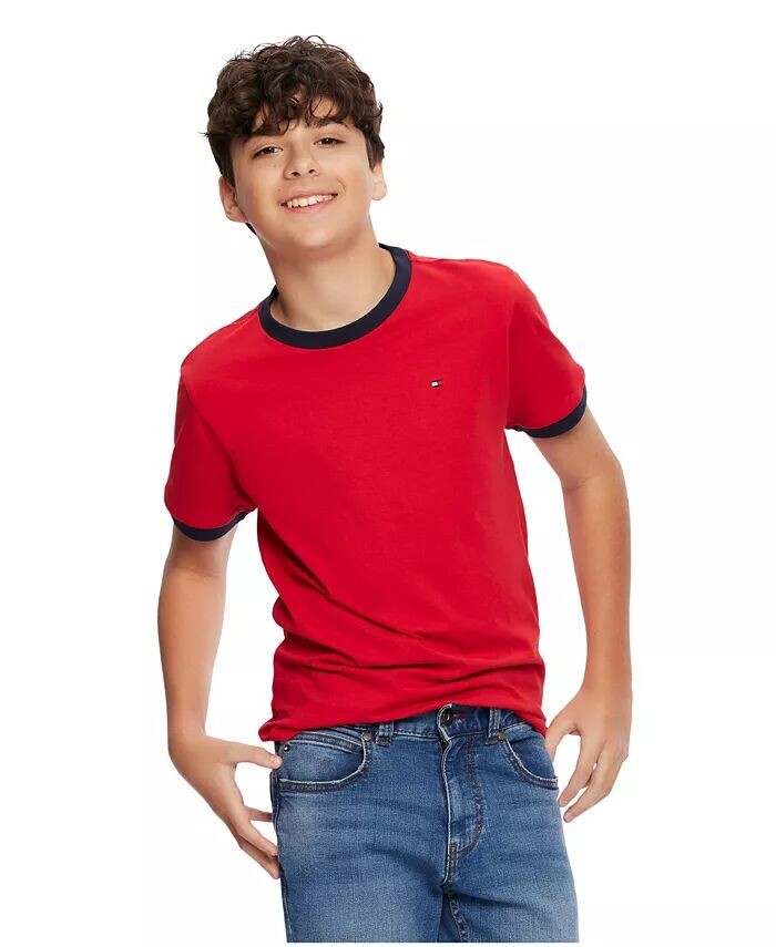 Футболка Ken с контрастной отделкой и вышитым логотипом для малышей и маленьких мальчиков Tommy Hilfiger, красный
Футболка Ken с контрастной отделкой и вышитым логотипом для малышей и маленьких мальчиков Tommy Hilfiger, красный