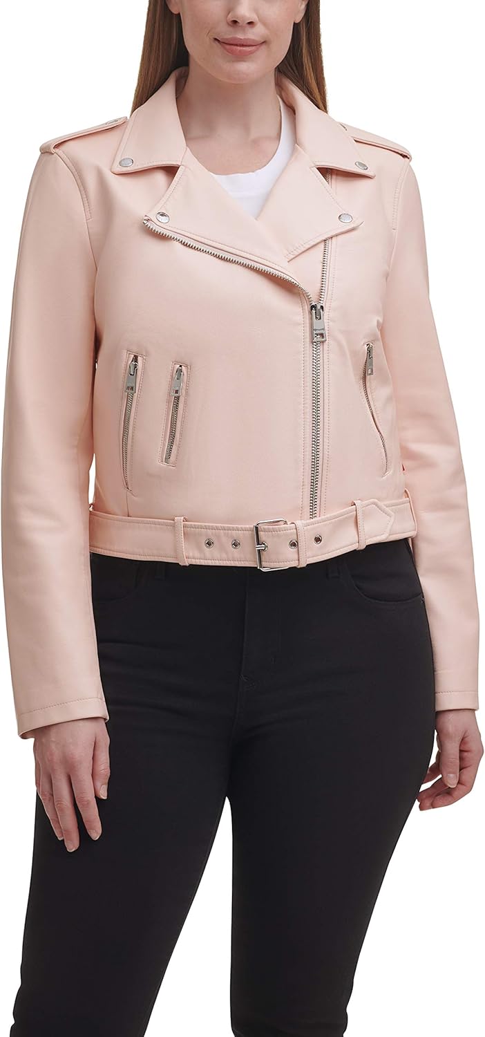 Женская куртка-косуха Levi's из искусственной кожи с поясом, светло-розовый
Женская куртка-косуха Levi's из искусственной кожи с поясом, светло-розовый