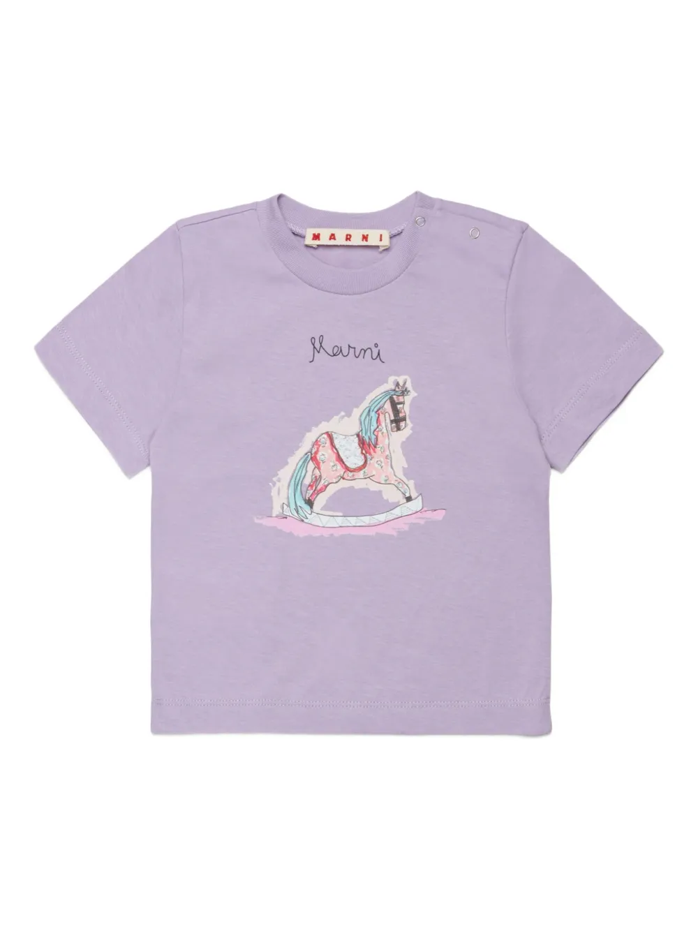 Футболка с принтом Marni Kids, фиолетовый
Футболка с принтом Marni Kids, фиолетовый