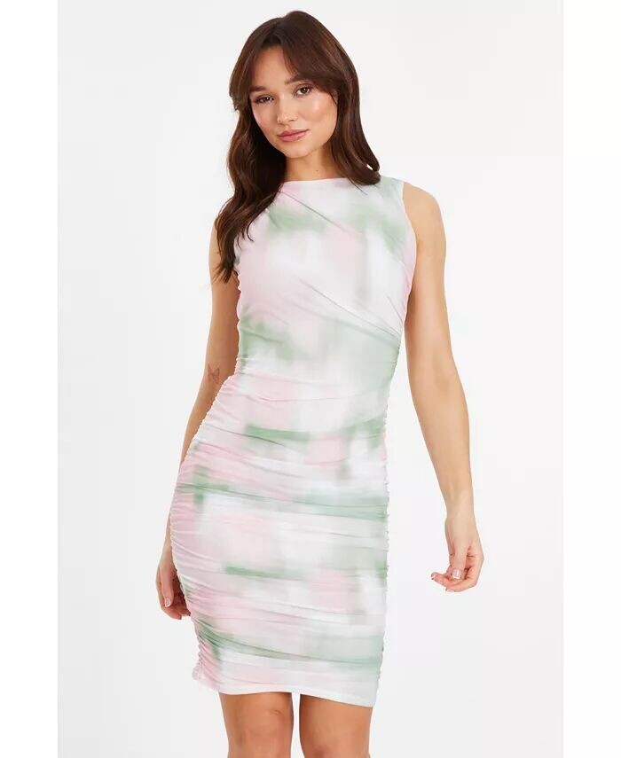 Женское мини-платье из сетки со сборками QUIZ, бежевый
Женское мини-платье из сетки со сборками QUIZ, бежевый