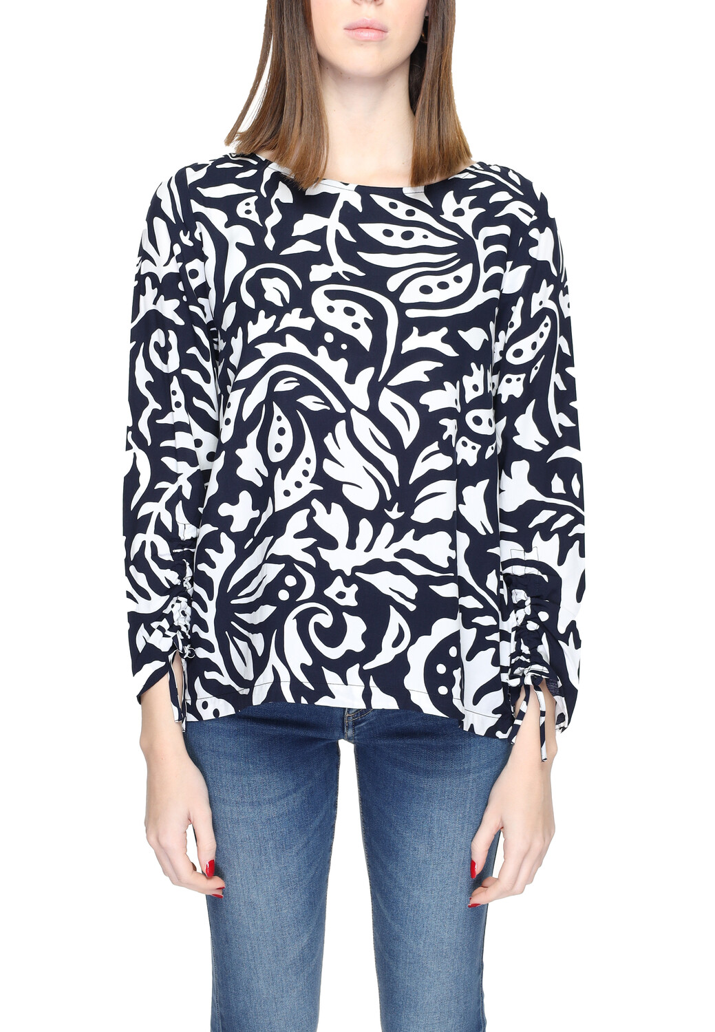 Блуза Street One с принтом, синий/белый
Блуза Street One с принтом, синий/белый