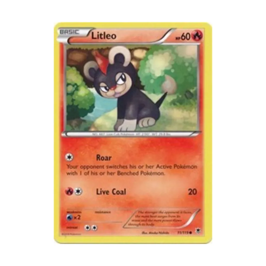 CCG Литлео (К) #11, Pokemon - XY - Phantom Forces - Singles 
CCG Литлео (К) #11, Pokemon - XY - Phantom Forces - Singles