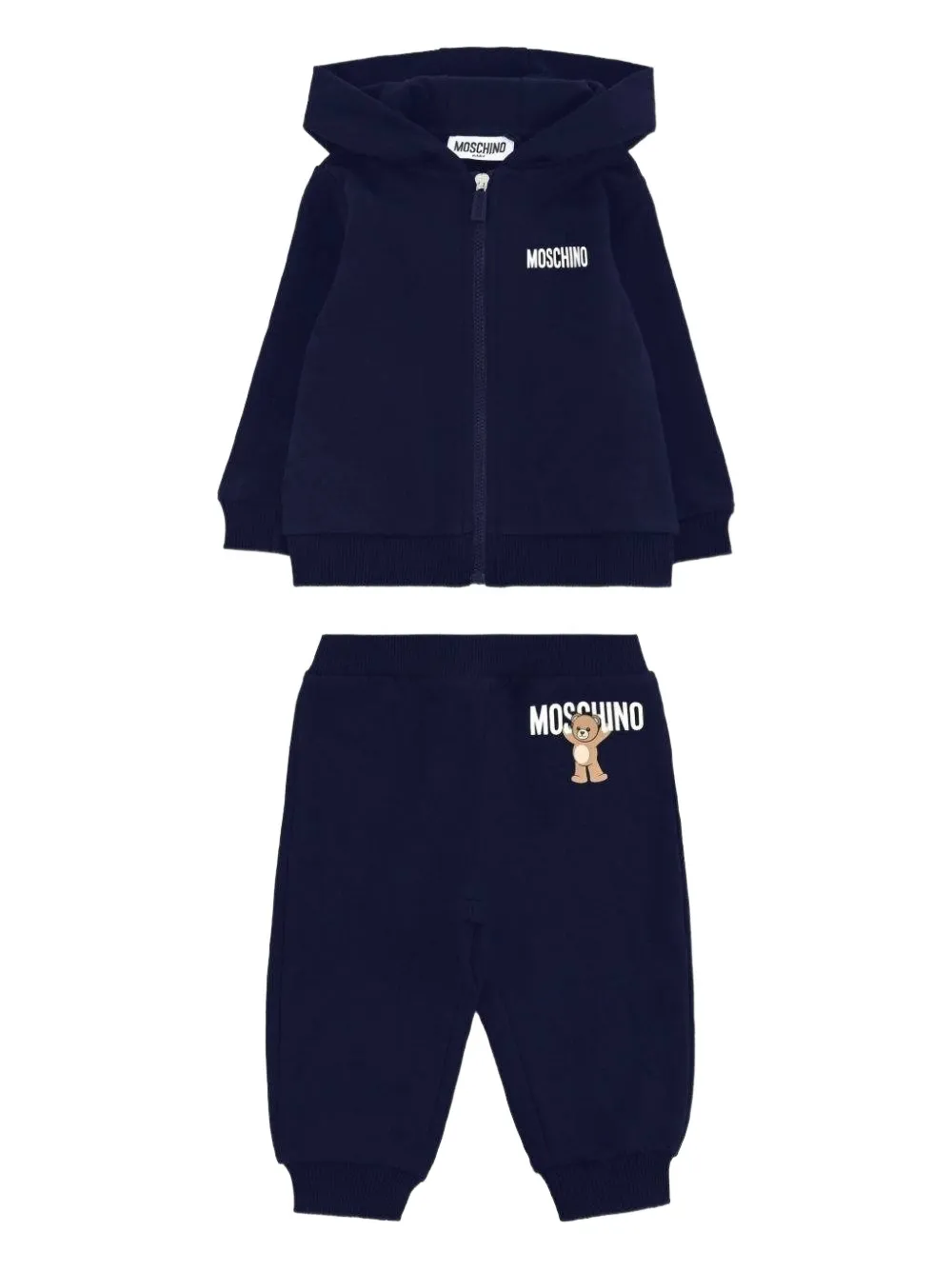 Спортивный костюм с принтом Teddy Bear Moschino Kids, синий
Спортивный костюм с принтом Teddy Bear Moschino Kids, синий