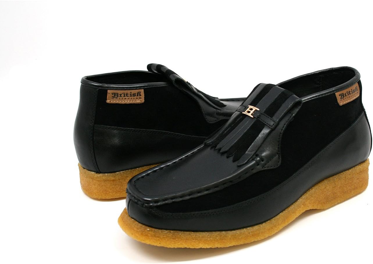 Мужская обувь British Collection Apollo слипоны из кожи, длиной до щиколотки, черный
Мужская обувь British Collection Apollo слипоны из кожи, длиной до щиколотки, черный