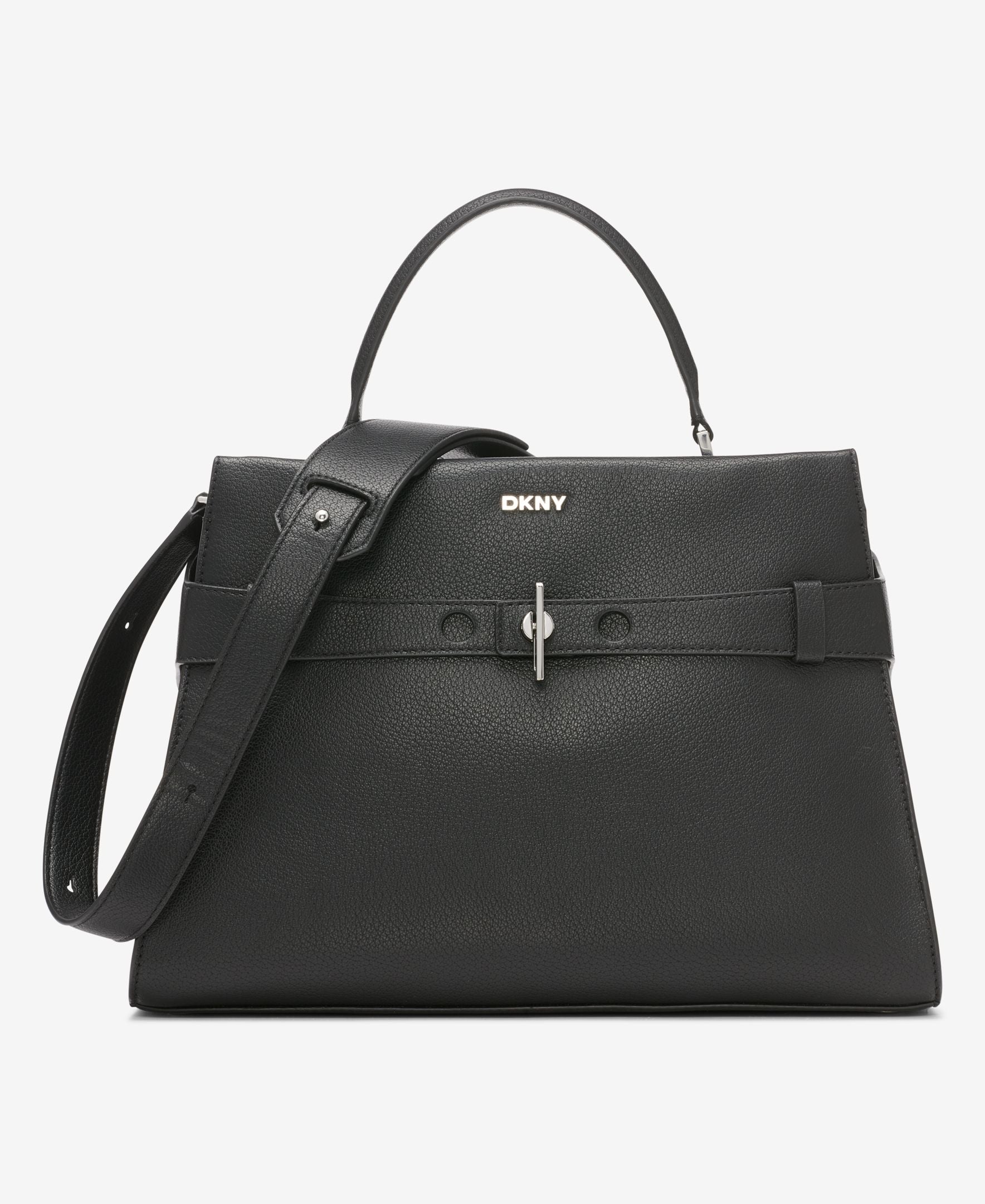 Блекер большая сумка-сатчел DKNY, черный/серебряный
Блекер большая сумка-сатчел DKNY, черный/серебряный