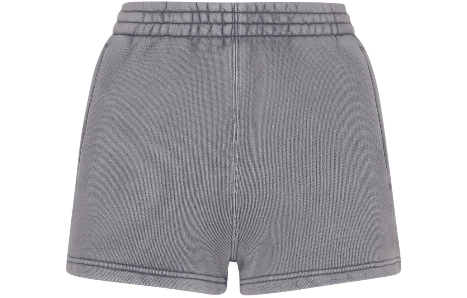 Мини-шорты с логотипом Alexander Wang, серый
Мини-шорты с логотипом Alexander Wang, серый