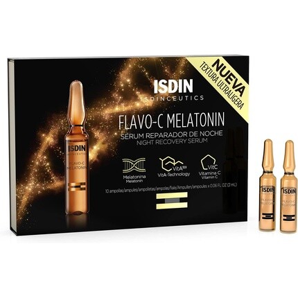 Isdin Isdinceutics Flavo-C Мелатониновая ночная восстанавливающая сыворотка 10 ампул 0,09299 кг, Isdinceutics De
Isdin Isdinceutics Flavo-C Мелатониновая ночная восстанавливающая сыворотка 10 ампул 0,09299 кг, Isdinceutics De